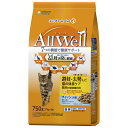 【ユニチャーム】　AllWell　オールウェル　避妊・去勢した猫の体重ケア筋肉の健康維持用　750g　キャットフード/ペット フード