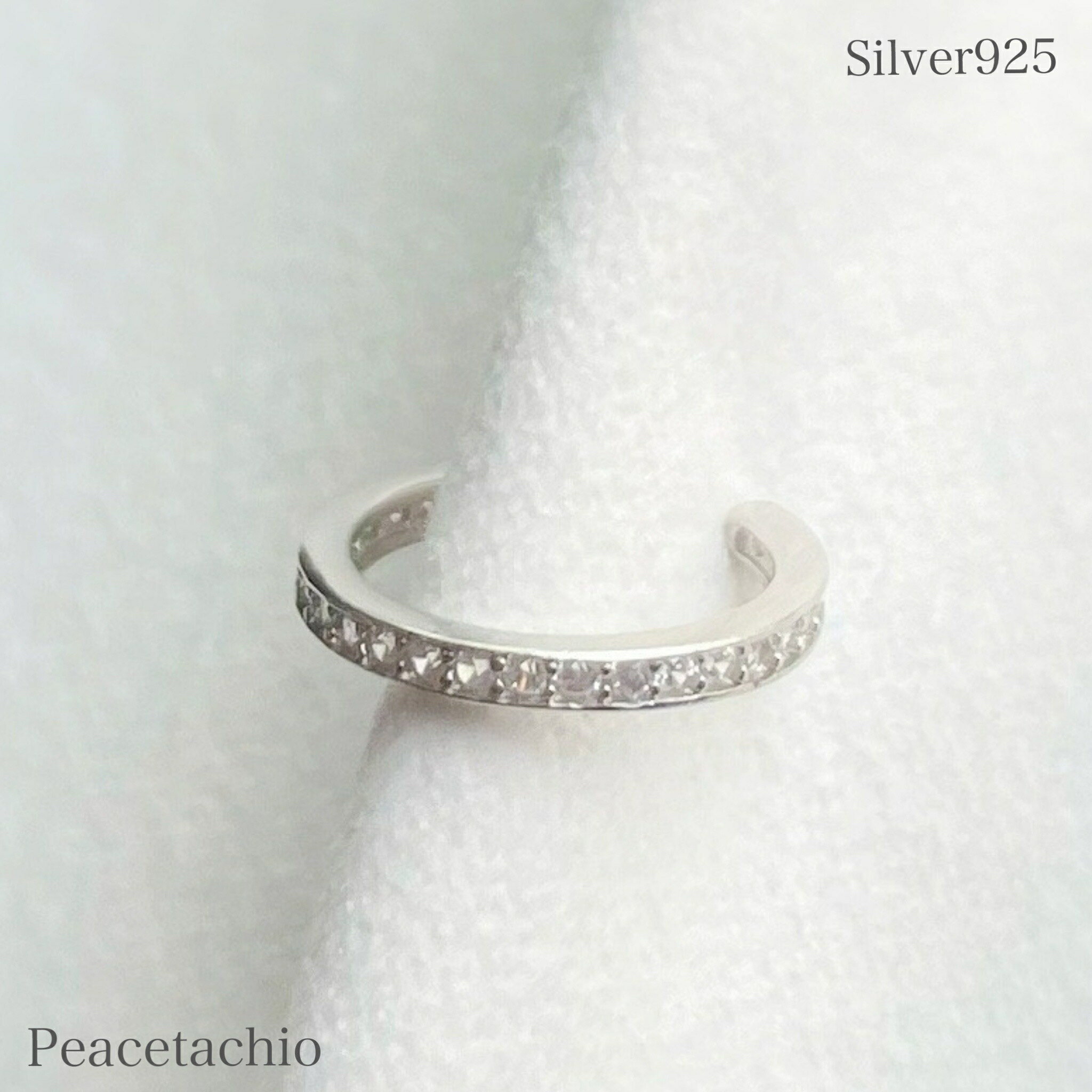 【金属アレルギー対応】 セカンドピアス イヤカフ イヤーカフ ノンホール Silver925 シルバー シンプル CZダイヤプレゼント ギフト ケース付