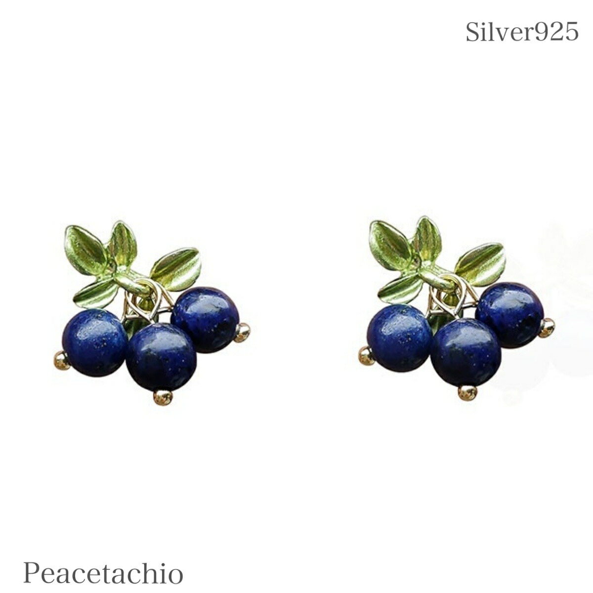 ԥ Silver925 С 륮б ֥롼٥꡼ ץ쥼 ץե £ʪ ѼǼ Peacetachio