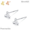 【楽天マラソン限定価格】ピアス シルバーピアス Silver925 シルバー ゴールド 18Kコーティング アレルギー対応 三角 トライアングル クール プチギ...