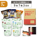 ピースアップ A4サイズ 災害備蓄用 7年保存 3日間分非常食セット 東京都帰宅困難者対策条例 帰宅難民対応 本棚や引出しに収納出来る 3日間分 保存食 セット 一人用 3日分 地震 対策 防災グッズ…