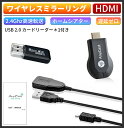 【楽天倉庫発送】HDMI ミラーキャスト 4K　ワイヤレス i-phone テレビ接続 HDMI 携帯画面をテレビに映す Android テ…