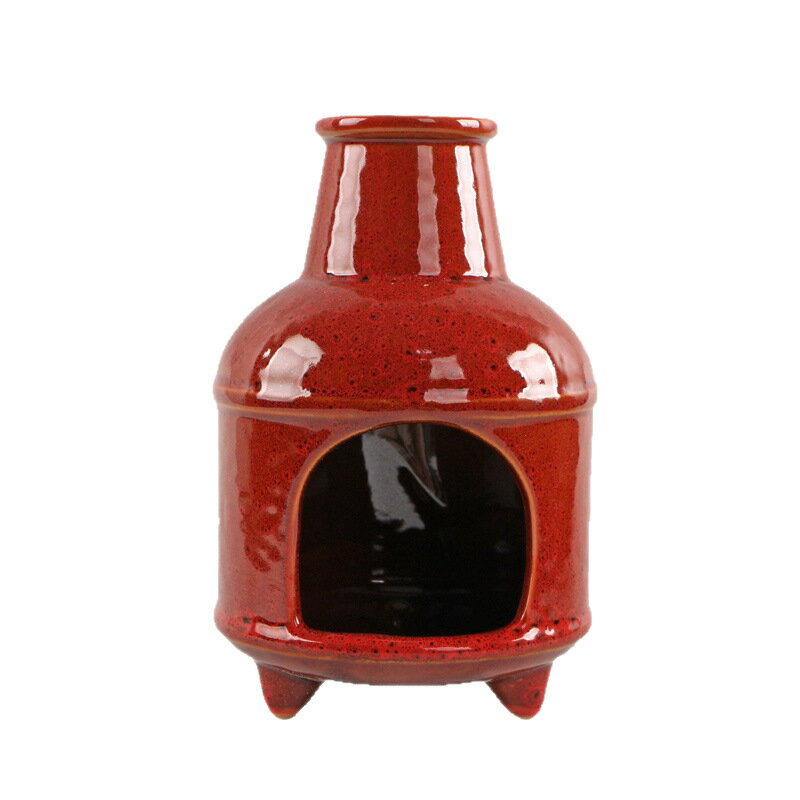 パロサント 受け皿 浄化皿 ホワイトセージ おしゃれ 陶器 暖炉型 灰がこぼれない 空間 水晶 浄化用 多..