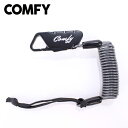 COMFY LEASH LOCK Black COIL CABLE LOCK SNOWBOARD SKI スノーボード スキー コンフィ リーシュロック リーシ...