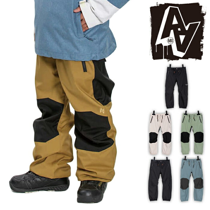 2022-23 AA HARDWEAR CO. UNITED PANTS Black / Beige / Goofies / Leaf / Off White / Sax Snowboards Wea...