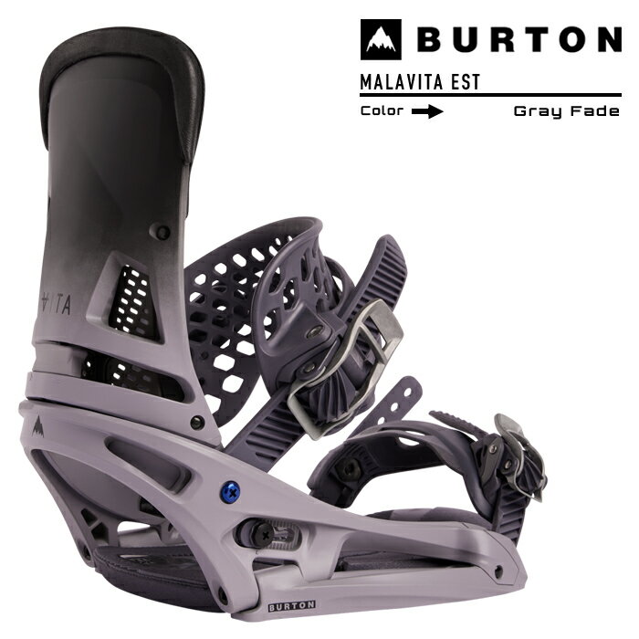 2022-23 BURTON MALAVITA EST GRAY FADE スノーボード バインディング ビンディング バートン マラヴィータ EST グレーフェード 2023 BINDINGS 日本正規品 予約商品