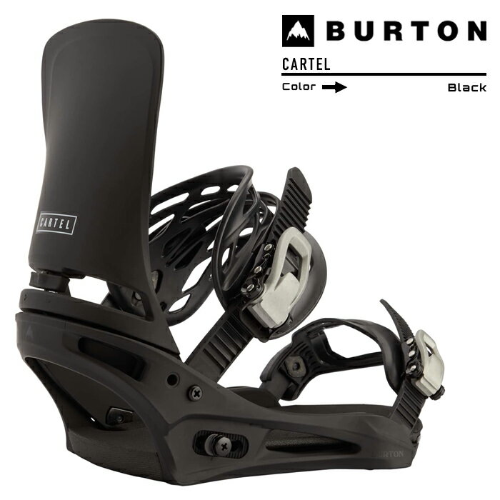 2022-23 BURTON CARTEL Re:Flex BLACK スノーボード バインディング ビンディング バートン カーテル ブラック 2023 BINDINGS 日本正規品 予約商品