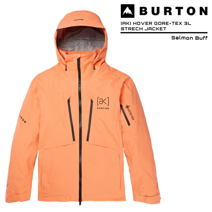 2022-23 BURTON AK HOVER GORE-TEX 3L STRETCH JACKET Salmon Buff バートン エーケー ホバー ゴアテックス 3レイヤー ストレッチ ジャケット スノーボード ウエアー 2023 日本正規品