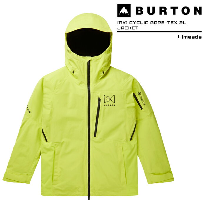 2022-23 BURTON AK CYCLIC GORE-TEX 2L JACKET Limeade バートン エーケー ス サイクリック ゴアテックス 2レイヤー ジャケット スノーボード ウエアー 2023 日本正規品 予約商品