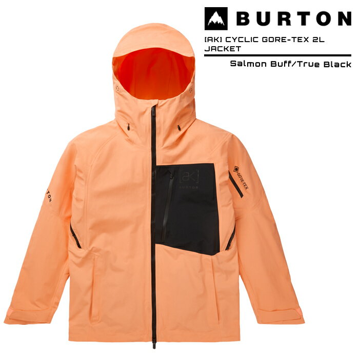 2022-23 BURTON AK CYCLIC GORE-TEX 2L JACKET Salmon Buff/True Black バートン エーケー ス サイクリック ゴアテックス 2レイヤー ジャケット スノーボード ウエアー 2023 日本正規品 予約商品