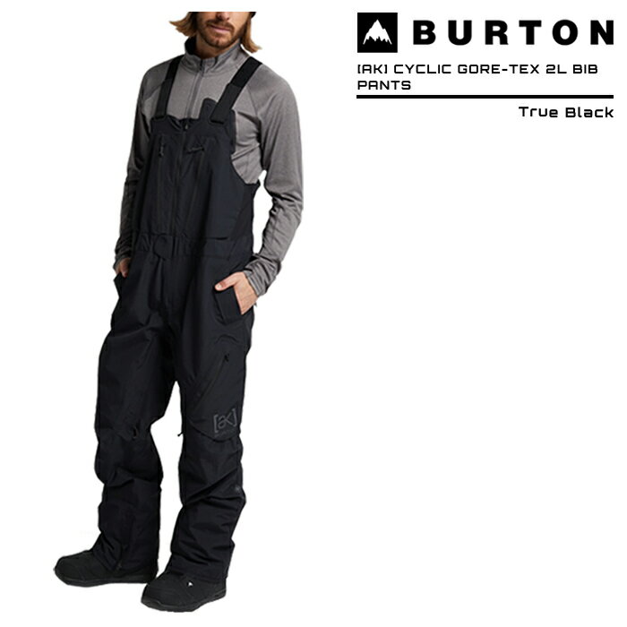 2022-23 BURTON AK CYCLIC GORE-TEX 2L BIB PANTS True Black バートン エーケー サイクリック ゴアテックス 2レイヤー ビブパンツ スノーボード ウエアー 2023 日本正規品 予約商品