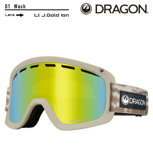 2022-23 DRAGON D1 Wash Ll J.Gold Ion GOGGLES ゴーグル スキー スノーボード ドラゴン 2023 日本正規品