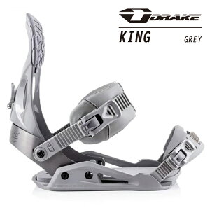2022-23 DRAKE KING Grey スノーボード バインディング ビンディング ドレイク キング グレー 2023 BINDINGS 日本正規品