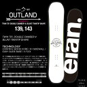 2022-23 ELAN OUTLAND WHITE スノーボード 板 レディース メンズ エラン アウトランド ホワイト 白 ダブルキャンバー グラトリ 2023 日本正規品