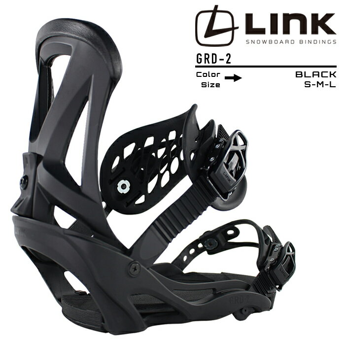 2022-23 LINK GRD-2 BINDING Black スノーボード バインディング ビンディング メンズ レディース リンク ジーアールディーツー ブラック 黒 2023 日本正規品