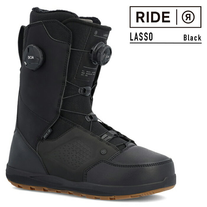 2022-23 RIDE LASSO BLACK メンズ スノーボード ブーツ ライド ラッソ ブラック ボア BOA BOOTS 2023 日本正規品