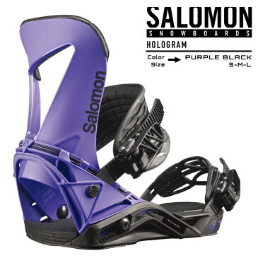 2022-23 SALOMON HOLOGRAM Purple Black スノーボード ビンディング バインディング サロモン ホログラム パープル ブラック 2023 日本正規品 予約商品