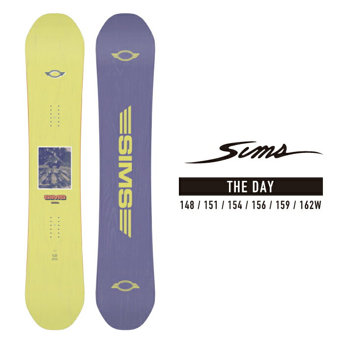2022-23 THE DAY Yellow スノーボード 板 メンズ シムス ザ・デイ ブラック 2023 日本正規品 予約商品