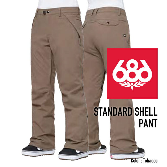 2023-24 686 WOMEN S STANDARD SHELL PANT Tobacco シックスエイトシックス ロクハチ スノーボードウェア スタンダード シェル パンツ レディース ウィメンズ 2024 日本正規品