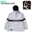 2023-24 AA HARDWEAR CO. TEAM ANORAK JACKET Off White Snowboards Wear ダブルエー ハードウエア チーム アノラック ジャケットオフホワイト 白 スノーボード ウエアー 2024 日本正規品