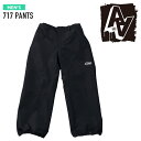 2023-24 AA HARDWEAR CO. 717 PANTS Black Snowboards Wear ダブルエー ハードウエア 717 パンツ ブラック 黒 メンズ スノーボード ウエアー 2024 日本正規品