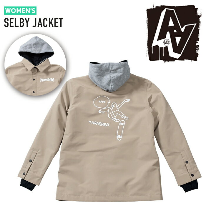 2023-24 AA HARDWEAR CO. SELBY JACKET GONZ FLIP Beige Snowboards Wear ֥륨 ϡɥ ӡ 㥱å ޡ󥶥쥹  եå ١ ǥ Ρܡ  2024 