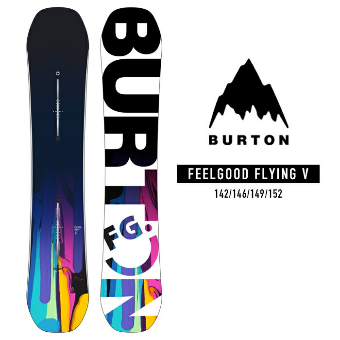 2023-24 BURTON FEELGOOD FLYING V バートン フィールグッド フライングブイ レディース スノーボード 板 2024 日本正規品