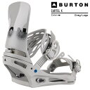 2023-24 BURTON CARTEL X Re:Flex Gray/Logo バートン カーテル エックス リフレックス グレーロゴ メンズ スノーボード バインディング ビンディング 2024 日本正規品