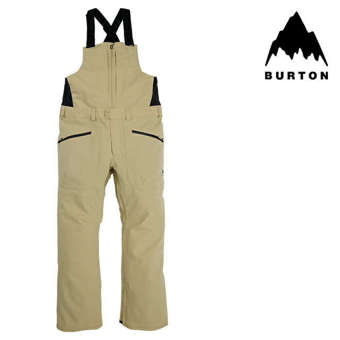 バートン ウェア パンツ 23-24 BURTON MEN'S RESERVE 2L BIB PANTS MUSHROOM メンズ 男性 ビブパンツ スノーボード 日本正規品