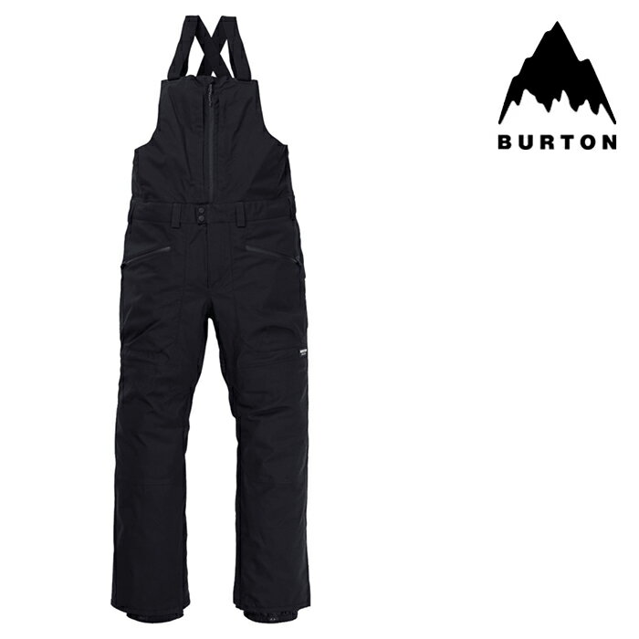 バートン ウェア パンツ 23-24 BURTON MEN'S RESERVE 2L BIB PANTS True Black メンズ 男性 ビブパンツ スノーボード 日本正規品