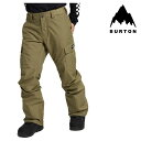 バートン ウェア パンツ 23-24 BURTON MEN'S 2L CARGO PANTS - RELAXED FIT Martini Olive メンズ 男性 カーゴパンツ スノーボード 日本正規品