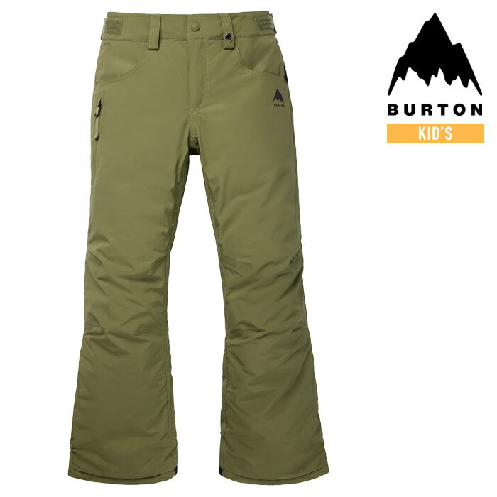 バートン ウェア パンツ 23-24 BURTON BOYS' BARNSTORM 2L PANTS Martini Olive キッズ YOUTH 子供 スノーボード 日本正規品