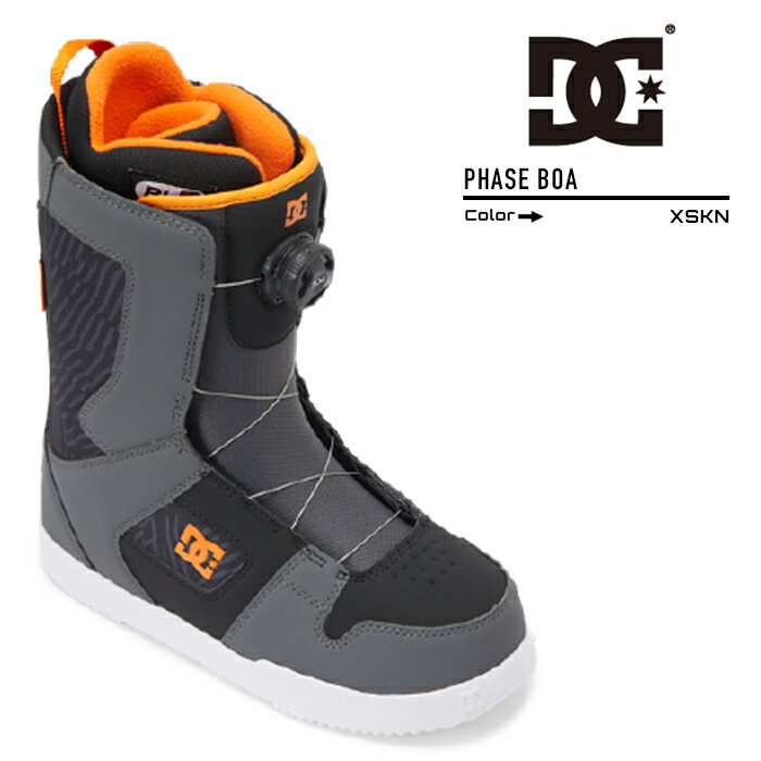 2023-24 DC PHASE BOA XSKN Grey/Black/Orange ADYO100078 ディーシー フェーズ ボア グレー ブラック メンズ スノーボード ブーツ ダイヤル 2024 日本正規品 【Brand】 1994年の誕生以来、「DC」は瞬く間にスケートシューズのリーディングブランドへと成長しアクションスポーツブランドとして知れ渡りました。 今日では、スケートボード、ライフスタイルシューズとアパレル、スノーボード、スノーボードブーツ、アウターウェアそしてアクセサリーを世界中に供給し愛されています。 【Details】 あらゆるライダーを魅了し続け、安定した人気を誇るPHASE BOA。スケートシューズからインスパイヤーされたシンプルなアッパーとBOA®フィットシステムの融合で、初級者から上級者まで満足させるオールマウンテンブーツ。 PRODUCT FEATURES: ・BOA®フィットシステムダイヤル ・ダイヤル [ H4 Coiler] ・Unilite™軽量アウトソール ・RESPONSE LINER I使用 ・IMPACT-ALG™インソール ・BOA®レース SS2 Silver FLEX RATING: 4/10 CB0 BKW