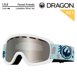 2023-24 DRAGON LILD Forest Friends Lumalens Silver Ion ドラゴン キッズ こども スキー スノーボード ゴーグル 2024 日本正規品