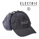 2023-24 ELECTRIC EAR FLAP LOW CAP Black E24F21 エレクトリック フライトキャップ スノーボード 帽子 2024 日本正規品