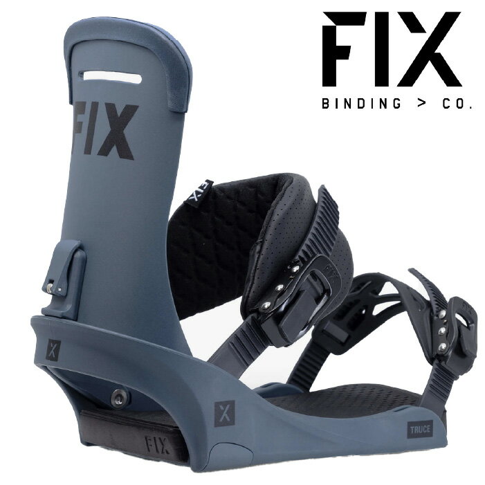 2023-24 FIX BINDINGS TRUCE Smoke Blue フィックス バインディング トゥルース スモークブルー スノーボード ビンディング 2024