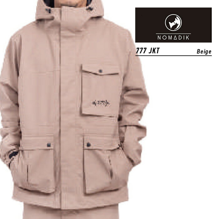 2023-24 NOMADIK 777 JKT BEIGE ノマディック スリーセブン ジャケット ベージュ 2024 日本正規品