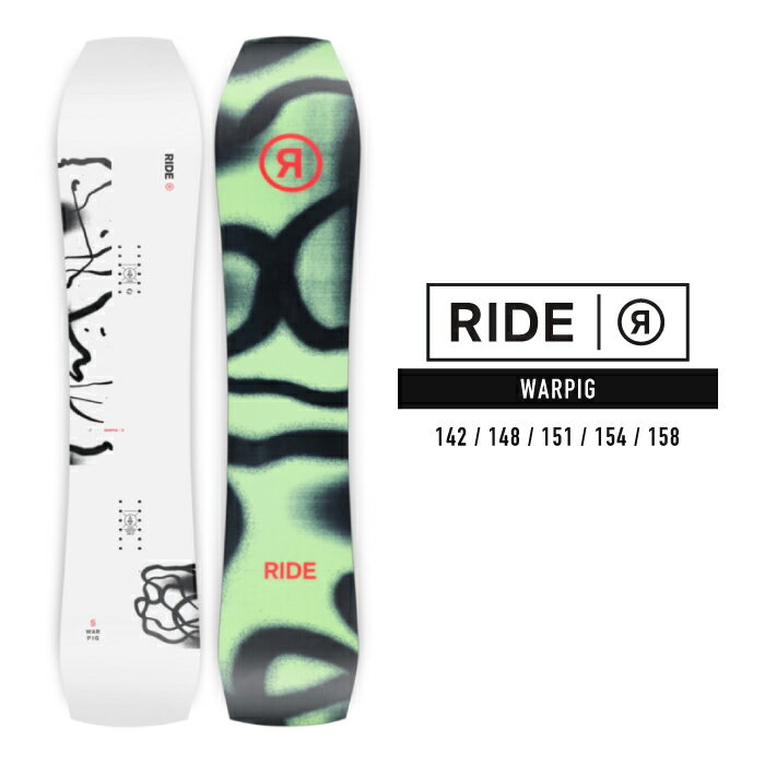 2023-24 RIDE WARPIG ライド ワーピグ メンズ スノーボード 板 Snowboards 2024 日本正規品