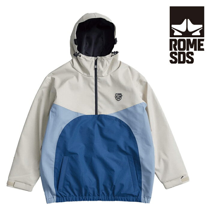 2023-24 ROME SDS OG PULLOVER Jacket Cream ローム スノーボード ウェア ジャケット 2024 日本正規品