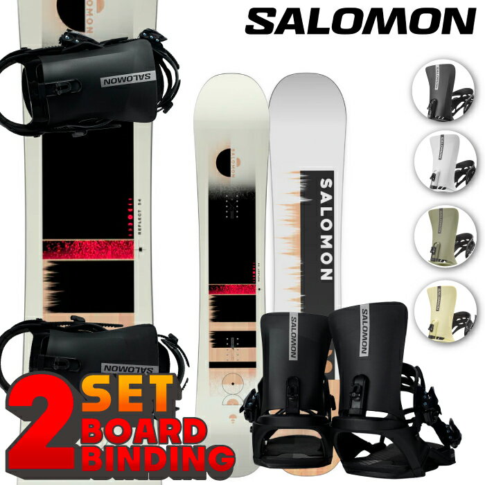 スノーボード 2点セット2023-24 SALOMON REFLECT MEN - RHYTHM サロモン 板 バインディング ビンディング 金具 2024 日本正規品