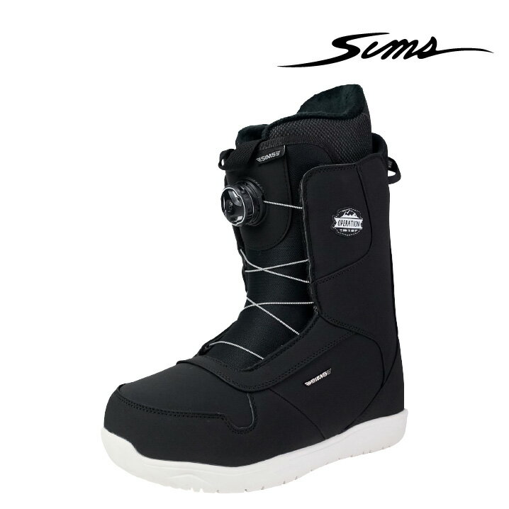 シムス ブーツ 23-24 SIMS OPERATION Black UNISEX オペレーション スノーボード ユニセックス 男性 女性 日本正規品