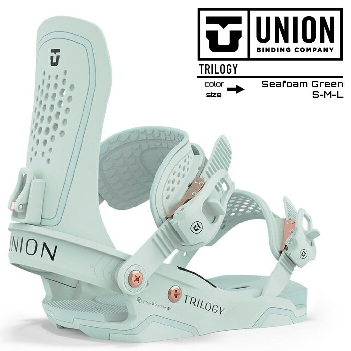 2023-24 UNION TRILOGY Seafoam Green トリロジー シーフォームグリーン 緑 ユニオン スノーボード バインディング ビンディング 2024 日本正規品