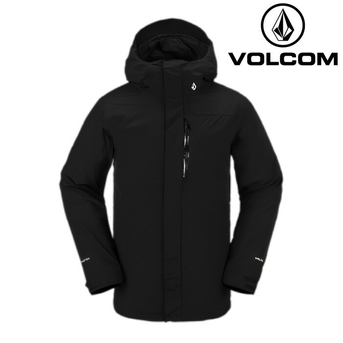 2023-24 VOLCOM L GORE-TEX JACKET BLK-Black G0652406 メンズ スノーボード ジャケット ウェア 2024 日本正規品