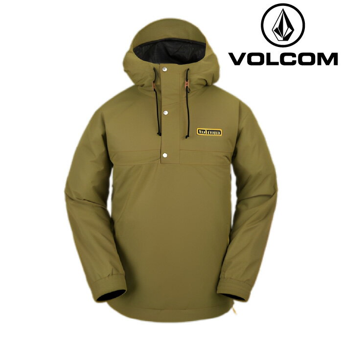 スノーボード ウェア ジャケット ボルコム VOLCOM BRIGHTON PULLOVER EBL-Electric Blue G0652408 MEN'S メンズ 男性 プルオーバー 23-24 日本正規品