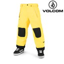 2023-24 VOLCOM LONGO GORE-TEX PANT BTY-Bright Yellow G1352405 メンズ スノーボード パンツ ウェア 2024 日本正規品