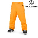 2023-24 VOLCOM L GORE-TEX PANT GLD-Gold G1352406 メンズ ゴアテックス スノーボード パンツ ウェア 2024 ...