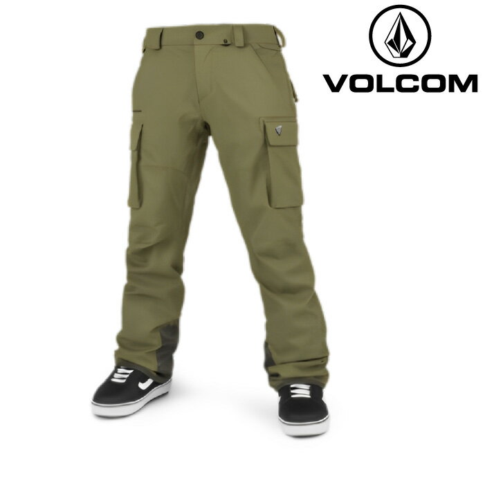 2023-24 VOLCOM NEW ARTICULATED PANT MIL-Military G1352407 メンズ スノーボード パンツ ウェア 2024..