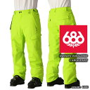 2024-25 686 INFINITY INSULATED CARGO PANT Lime シックスエイトシックス スノーボード ウェア パンツ メンズ 24...