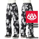 2024-25 686 AURA INSULATED CARGO PANT Ghost Floral シックスエイトシックス スノーボード ウェア パンツ レデ...
