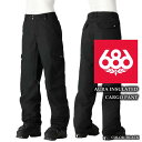 2024-25 686 AURA INSULATED CARGO PANT Black シックスエイトシックス スノーボード ウェア パンツ レディース 24-...